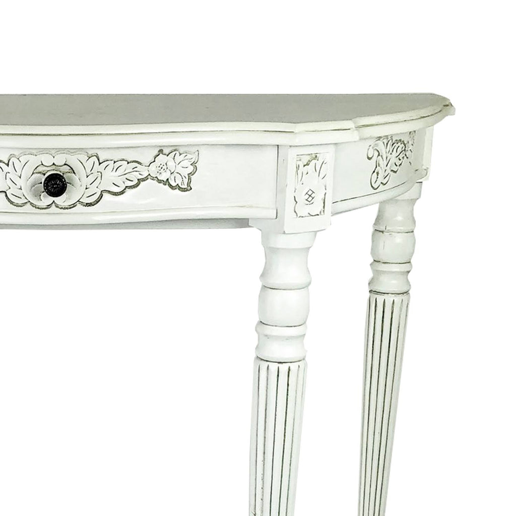 Antique White Console Table O933057
