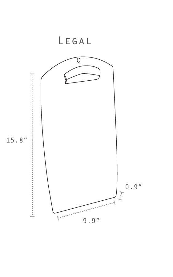 Hard Poly Clipboard Legal Assorted Colors Case of 12 U60373
