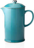 Teal Stoneware Cafetiere with Metal Press 750 ml M655569