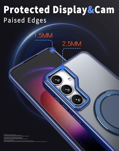 Purple Magnetic Kickstand Phone Case for Samsung Galaxy S22/S23 Ultra I82417