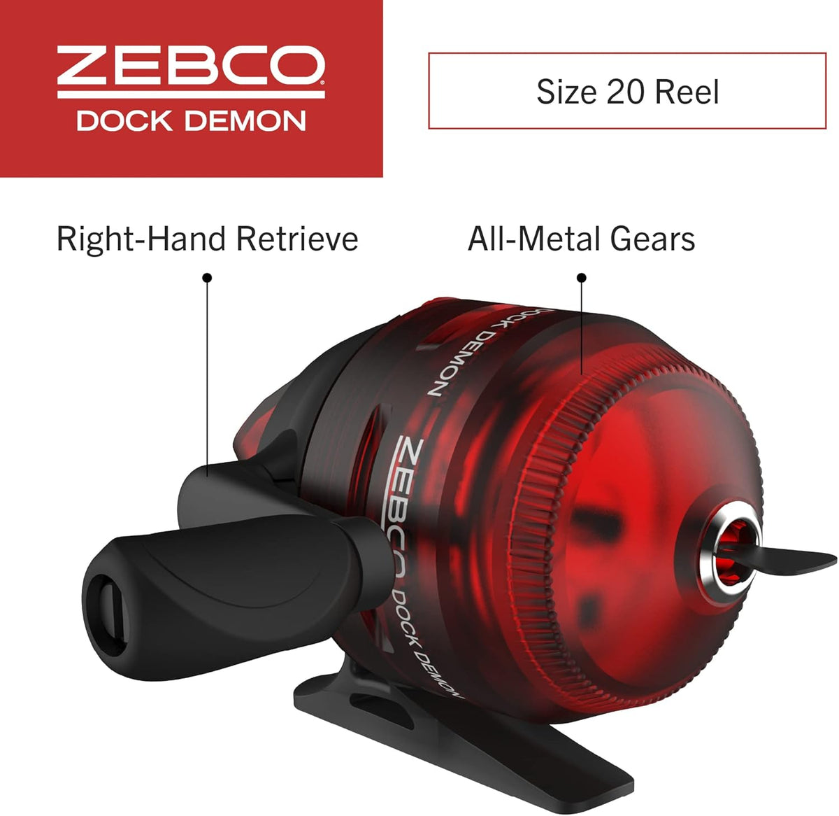 5-Foot 6-Inch 2-Piece Spincast Reel and Fishing Rod Combo D266857