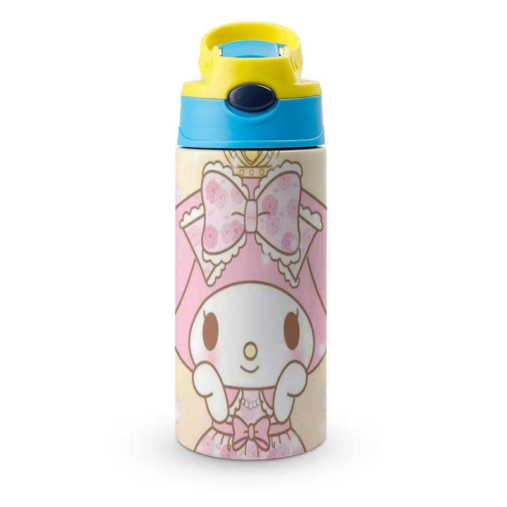 Pink Children's Vacuum Insulated Stainless Steel Water Bottle With Straw E123