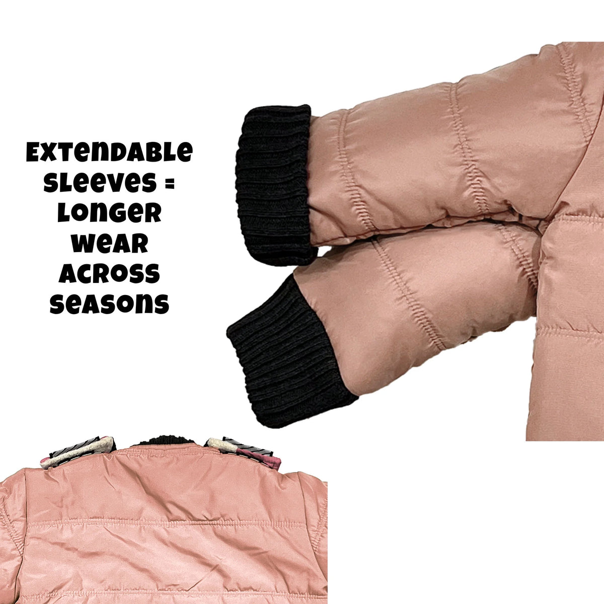 Blush Pink Toddler Winter Coat M490609