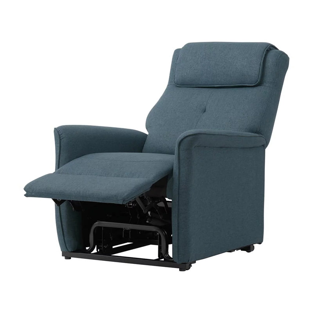 Blue Fabric Power Lift Recliner D809309