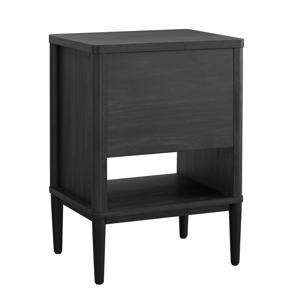 2 Drawer Charcoal Finish Nightstand C907