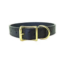 Cognac Embossed Leather Pet Collar 14-18 inch X20073
