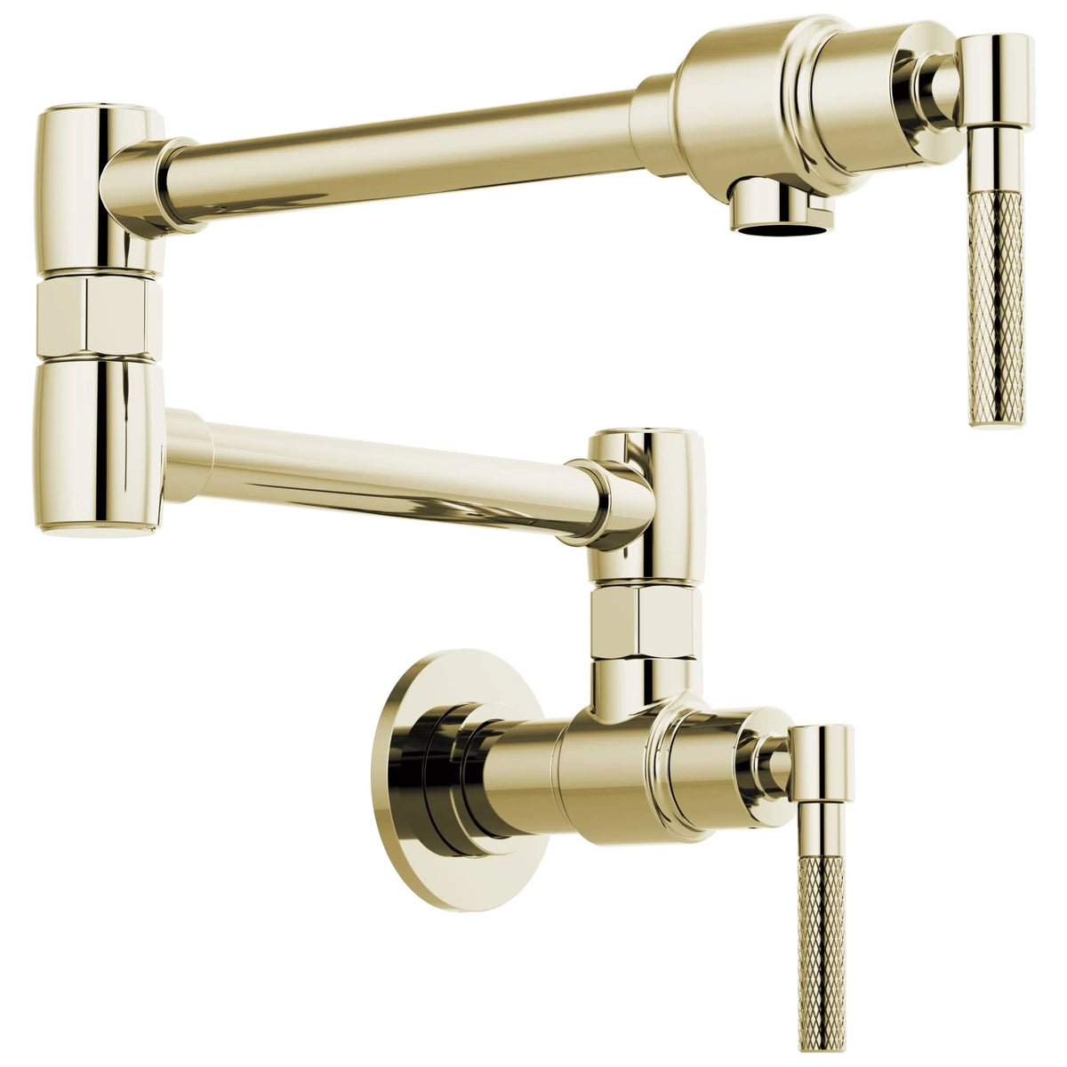Polished Nickel Wall Mount Pot Filler E975