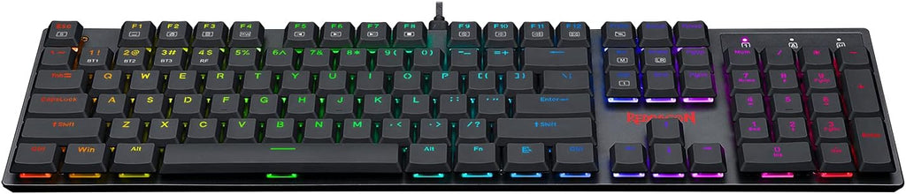 Wireless Bluetooth Mechanical Gaming Keyboard with RGB Backlit Blue Switches I8575