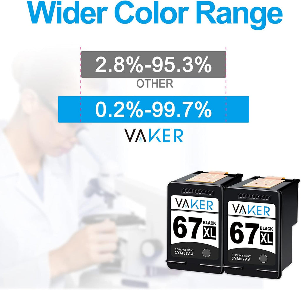 2 Black Inkjet Printer Ink Cartridge Pack of 2 N53350