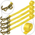 Car Tie Down Replacement Strap with RTJ Hooks, 96 inch, 4 Pack, 3300 Lbs SWL G854927