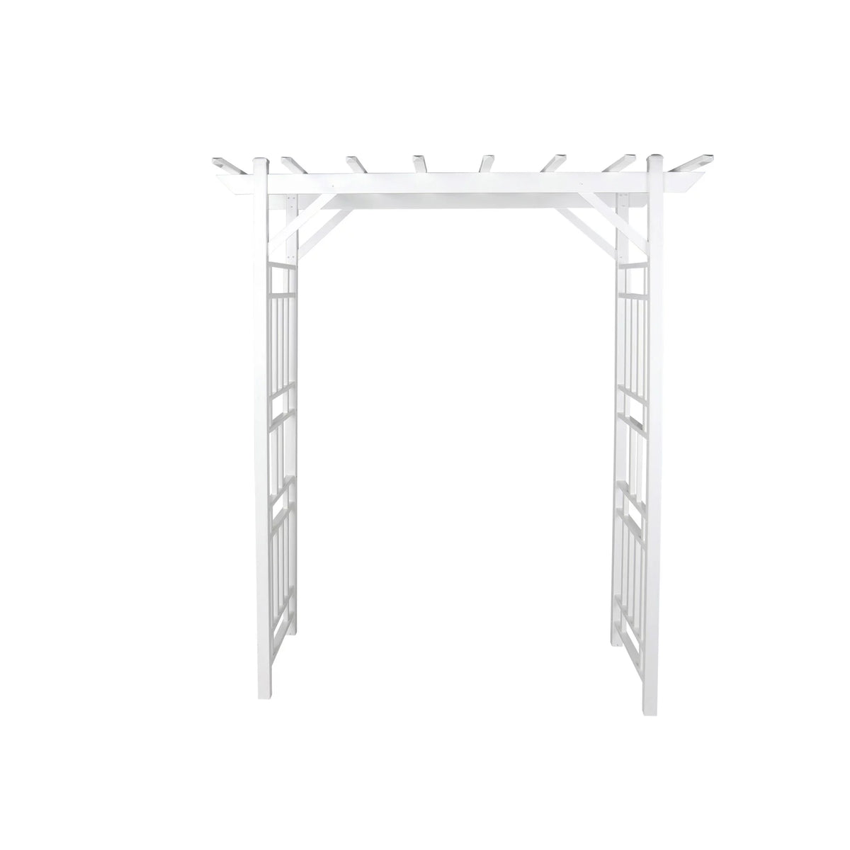 White PVC Garden Arbor X635