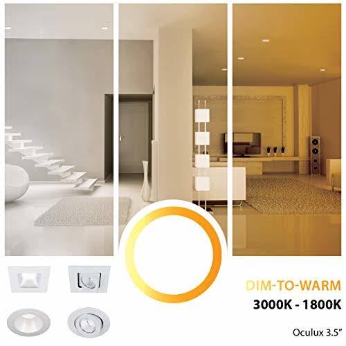 Warm Dim 3.5 inch LED Round Adjustable Recessed Trim M542