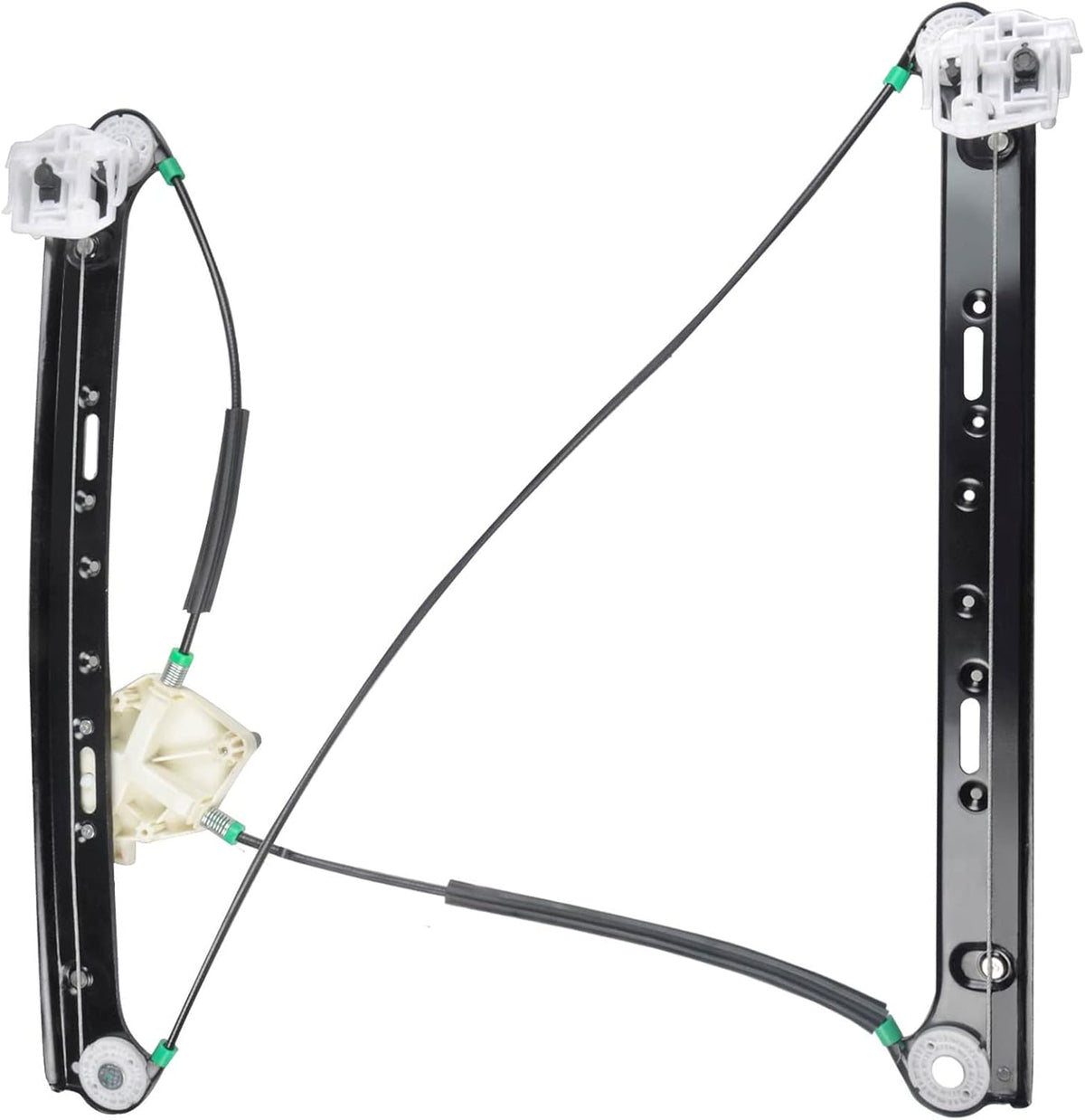 Power Window Regulator without Motor Compatible with BMW X3 2004-2010 Front Passenger Side Pack of 2 J545