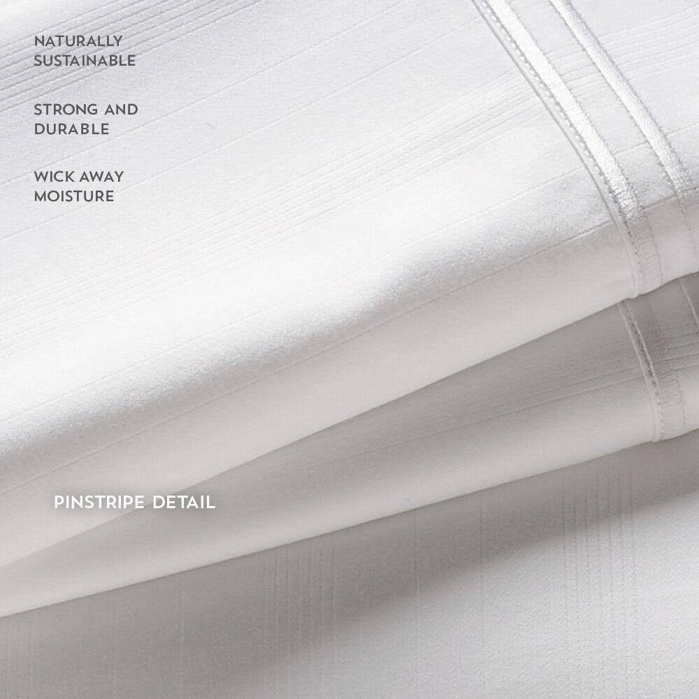 White Bamboo Sheets Twin XL C210