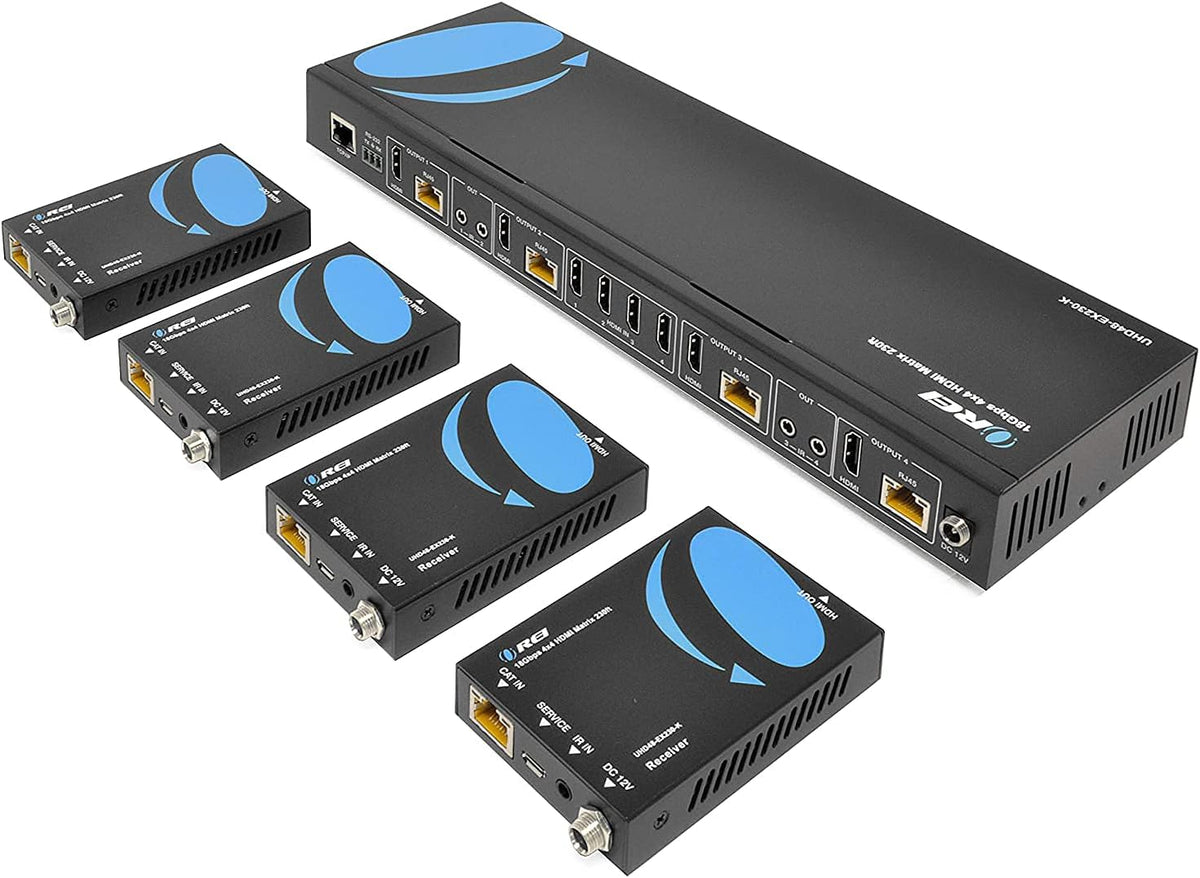 4K 1x8 HDMI Extender Splitter over Single Cable CAT6/7 with IR Remote Q154472
