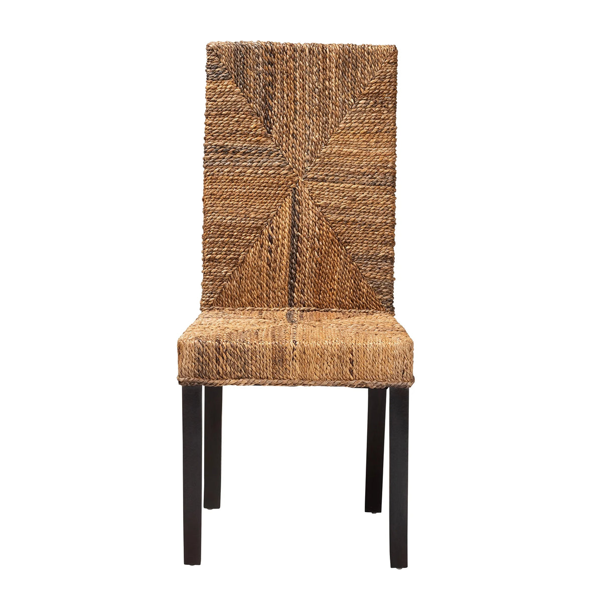 Dark Brown Mahogany Wood Dining Chair K816067