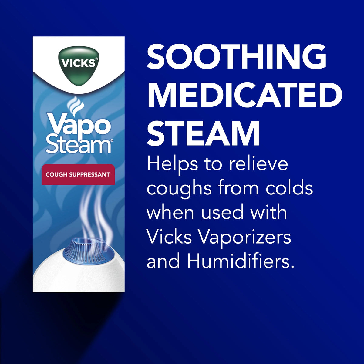 White Warm Steam Vaporizer Humidifier E489