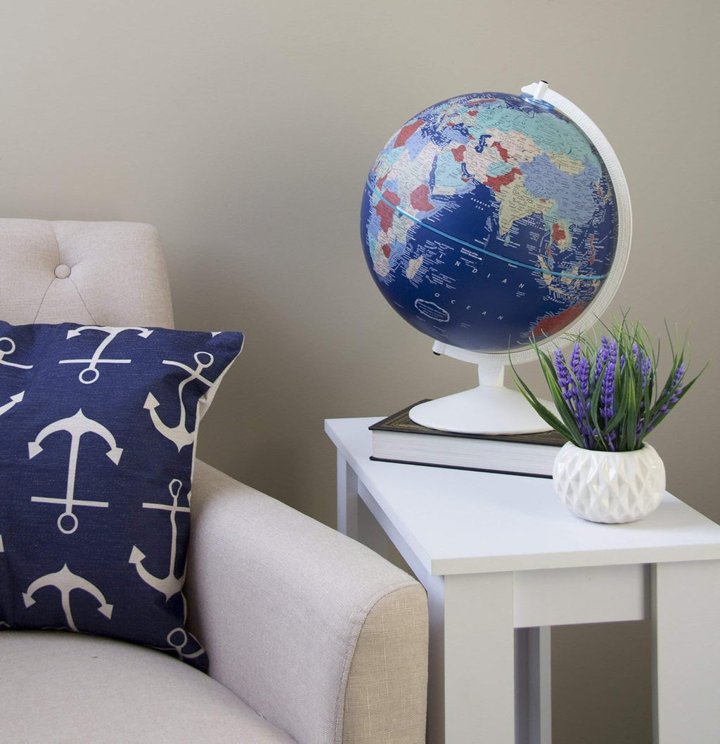 Nautical Themed Political World Globe, Pack of 2 V4614