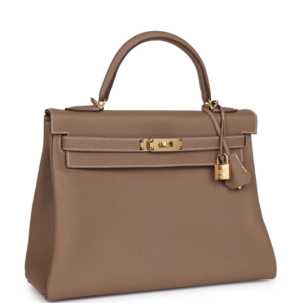 Etoupe Togo Leather Bag W37205