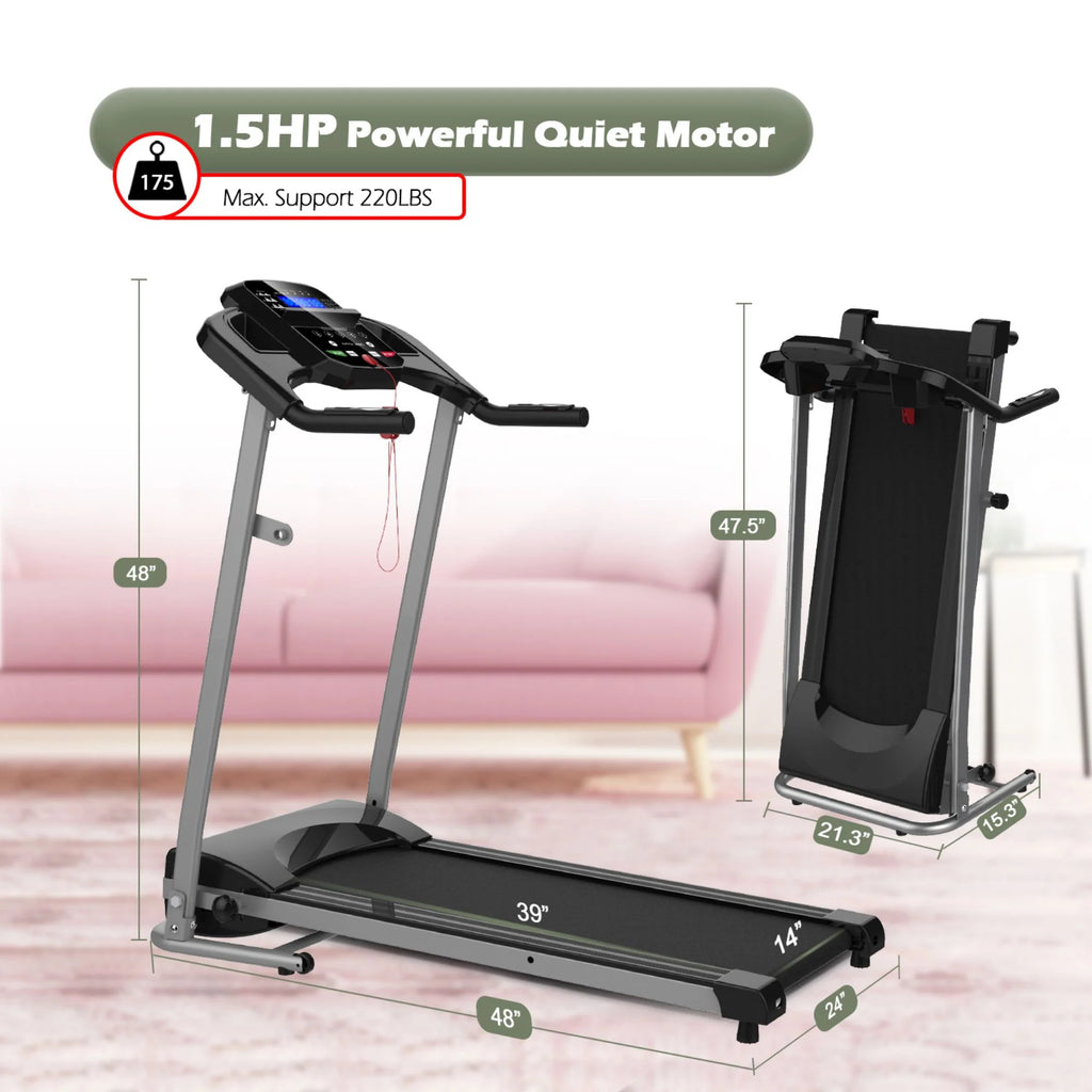 Folding Treadmill with Incline V895