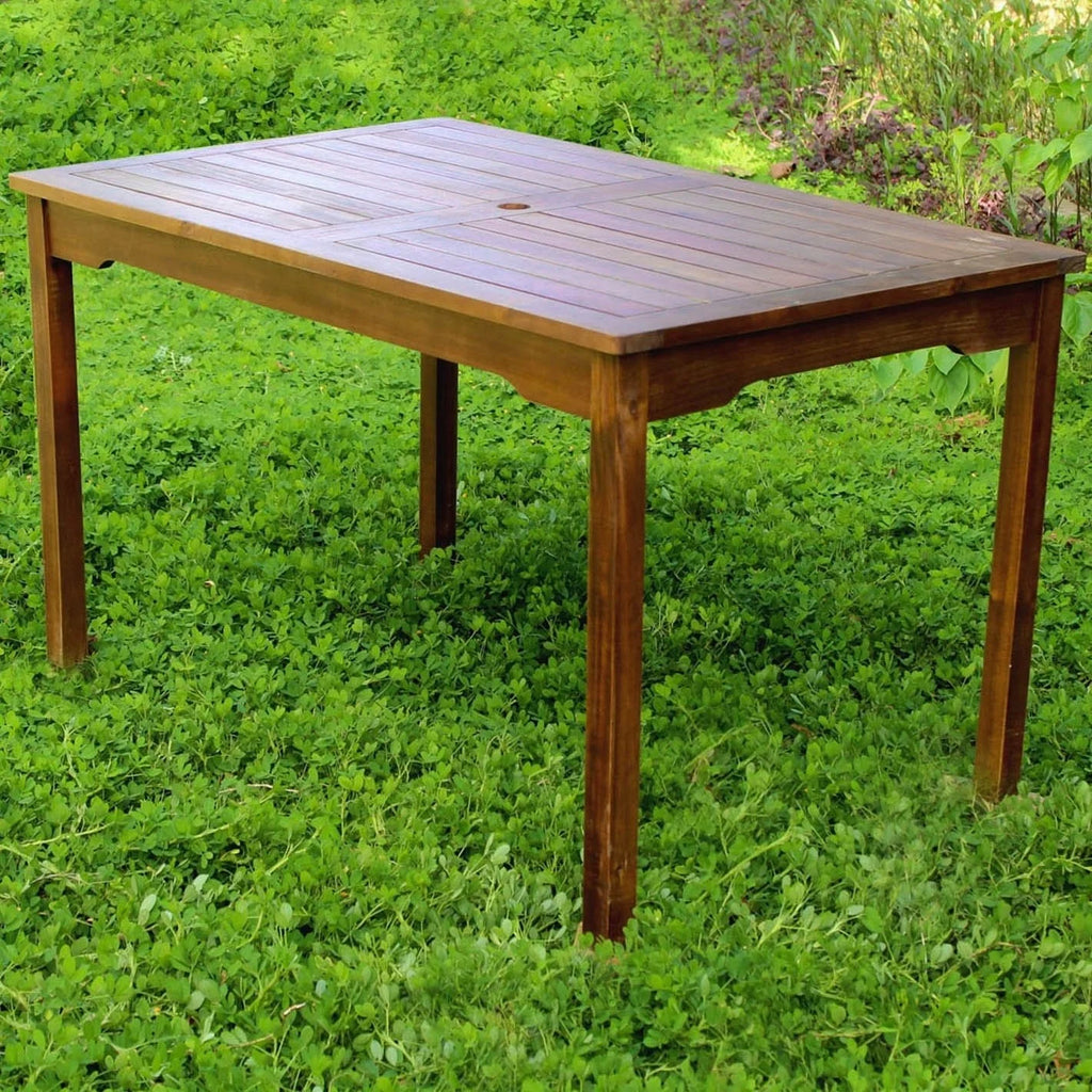 Acacia Outdoor Rectangular Patio Dining Table D21591