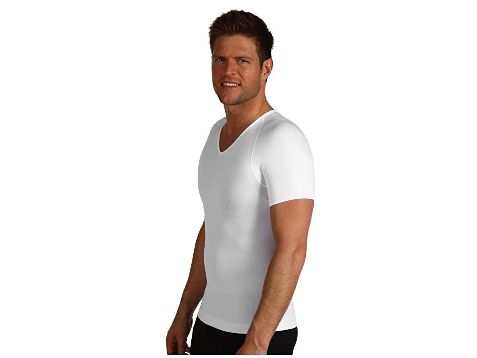 White V-Neck Tee R819