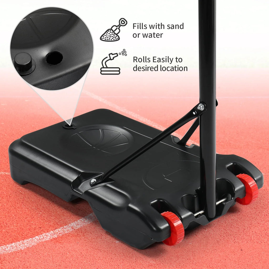 Portable Basketball Hoop System with Basketball and Pump N798