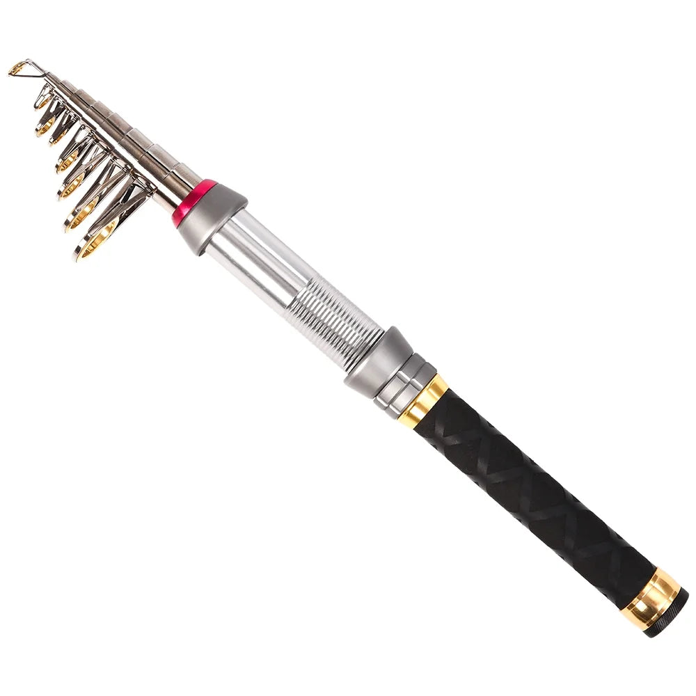Carbon Fiber Telescopic Fishing Rod Reel Combo with Carrier Bag U688414