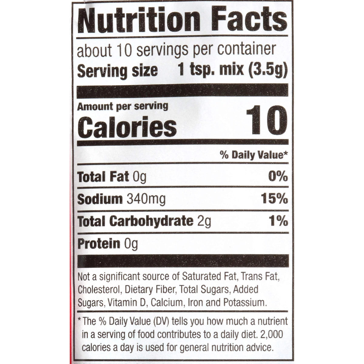 Seasoning Mix, 1.3 oz (Pack of 48) T37387