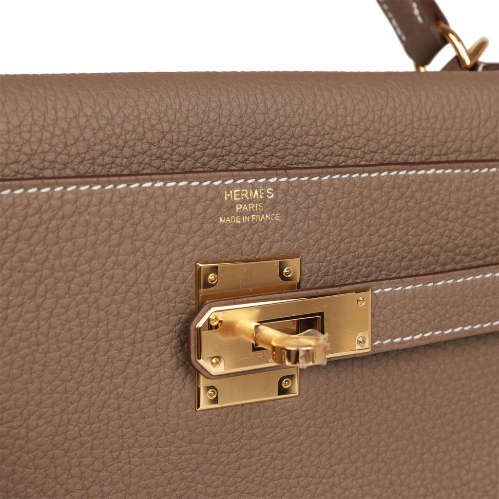 Etoupe Togo Leather Bag W37205