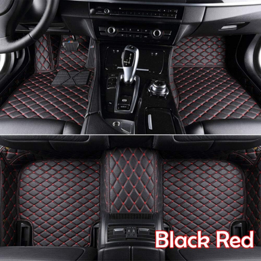 Custom Car Floor Mats Waterproof Full Coverage Non-Slip Carpet (All Black) E56510