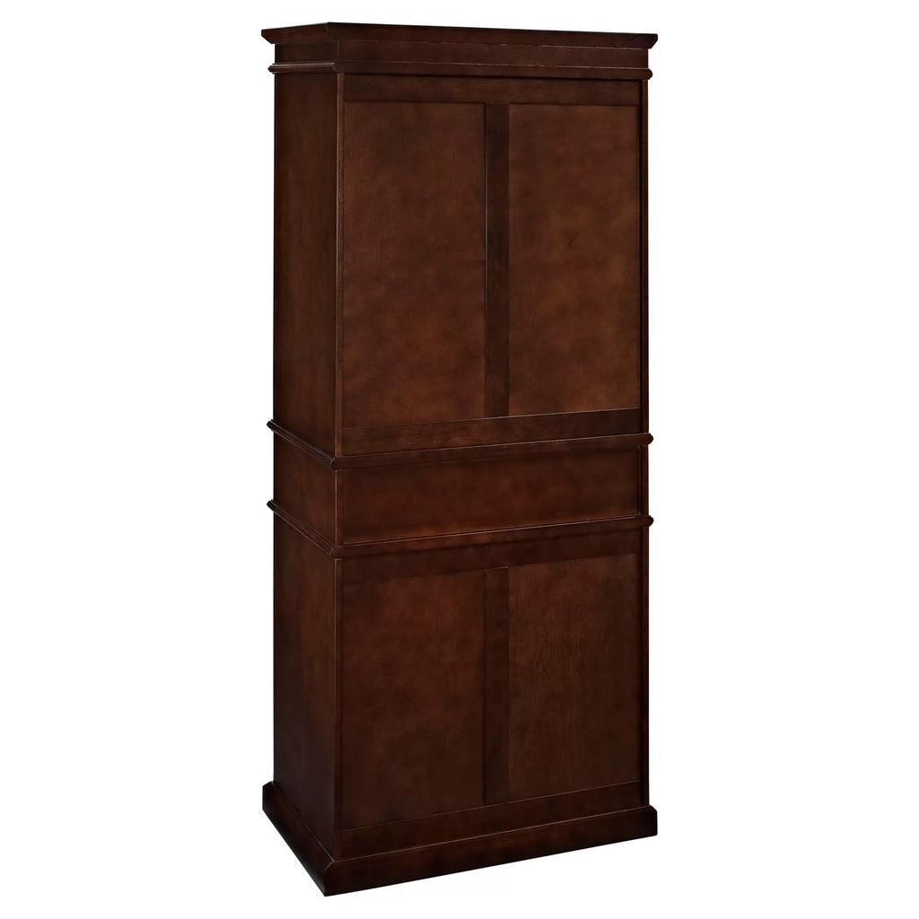 Mahogany Wood 4 Door Pantry W7626