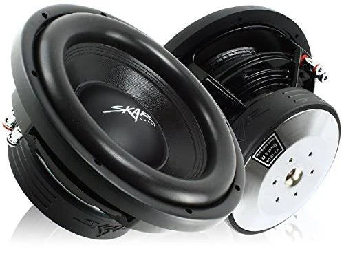 10 Inch Dual 4 Ohm 800 Watt Max Power Shallow Mount Car Subwoofer Y9793