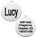 Stainless Steel Personalized Dog & Cat Tag S7226
