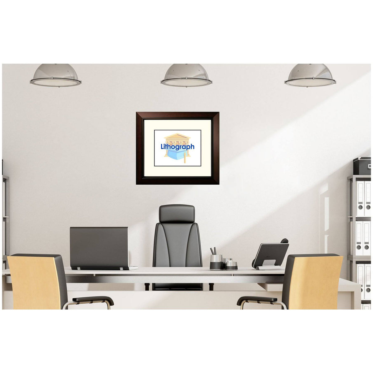 Framed Lithograph P177