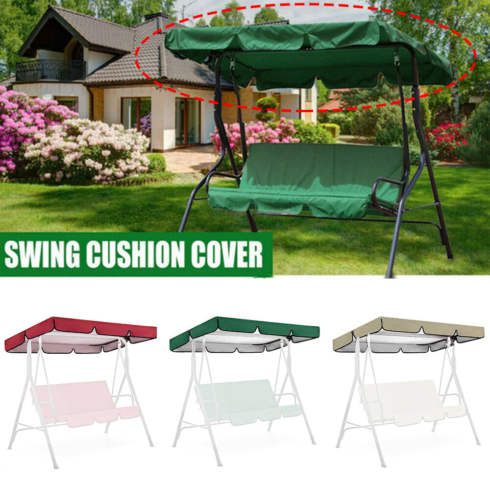Beige Waterproof Patio Canopy Swing Cover S47042