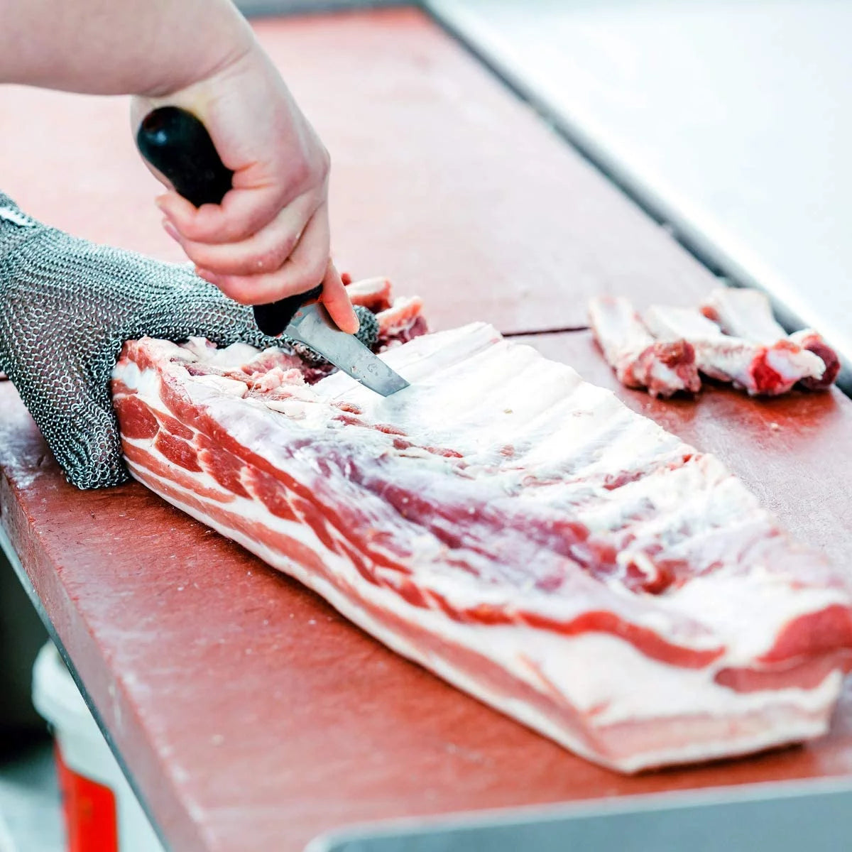 6 Inch Curved Beef Brisket Trimming and Boning Knife and 11" Meat Slicing Knife Bundle Stainless Steel U565230