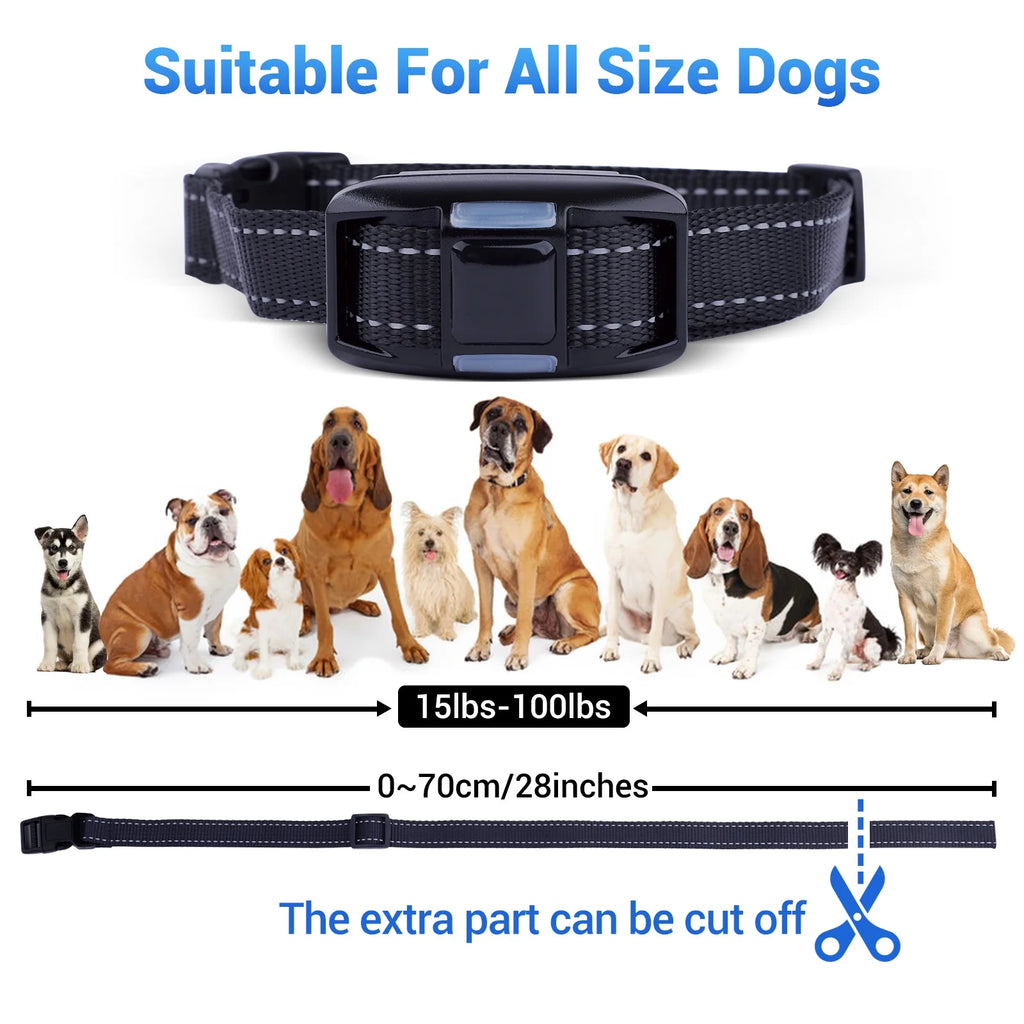 Rechargeable Waterproof Dog Training Collar with Remote A8993
