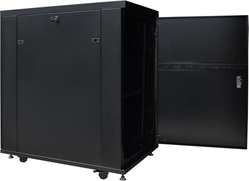 18U 39 inch Deep Server Rack Network Enclosure on Wheels L591