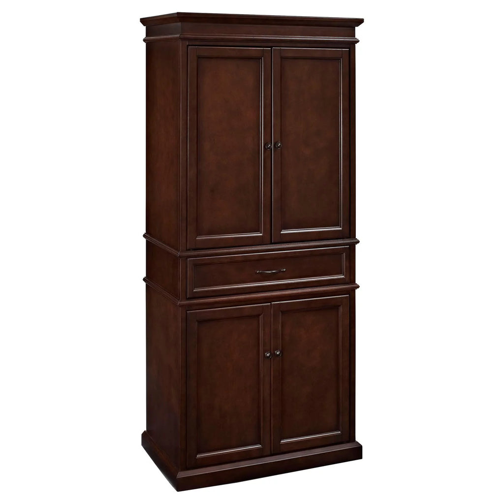 Mahogany Wood 4 Door Pantry W7626