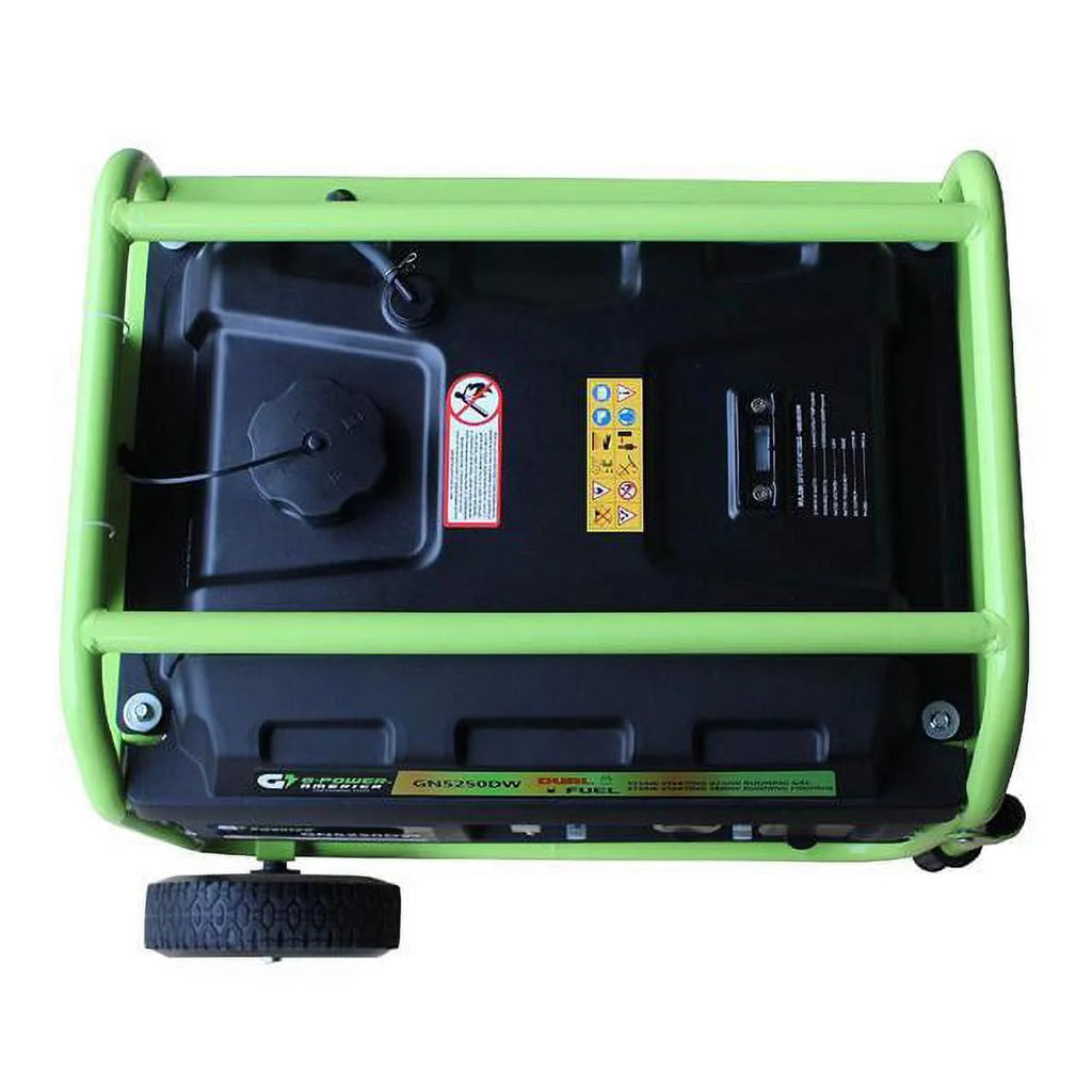 5250-Watt Dual Fuel Propane and Gasoline Generator N58677
