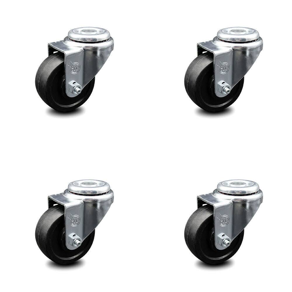 Set of 4 Swivel Caster with 3.5x22 Wheels O271