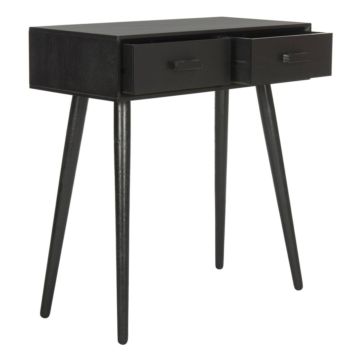 Black 2 Drawer Console I3508