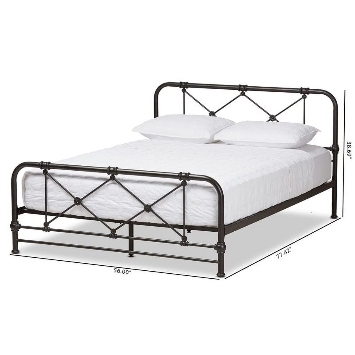 Queen Bed in Black C551630