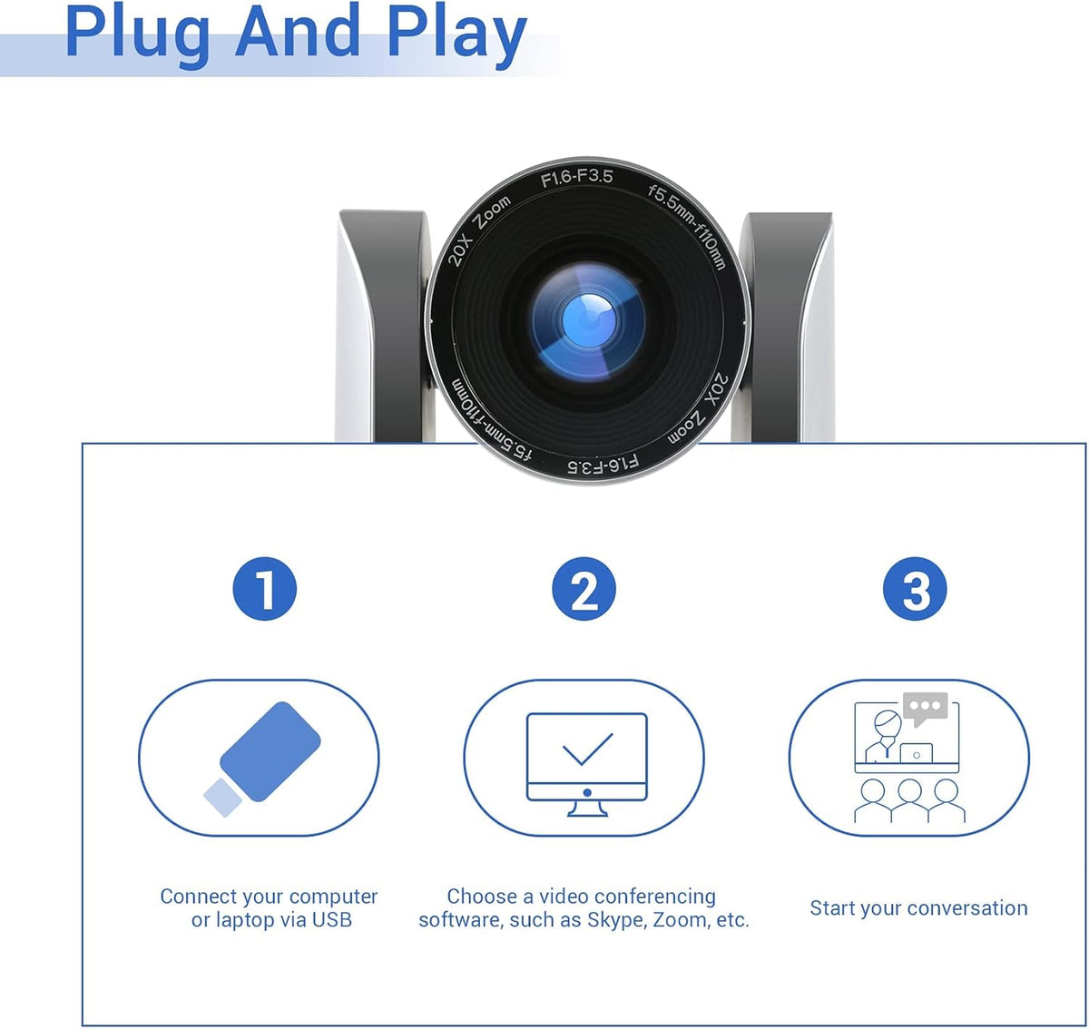 HD Webcam with Microphone L713721