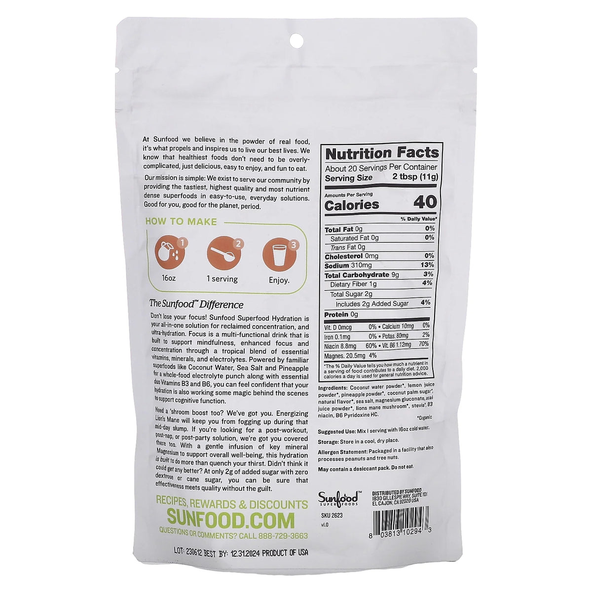 Pineapple Acai 8 oz O516057