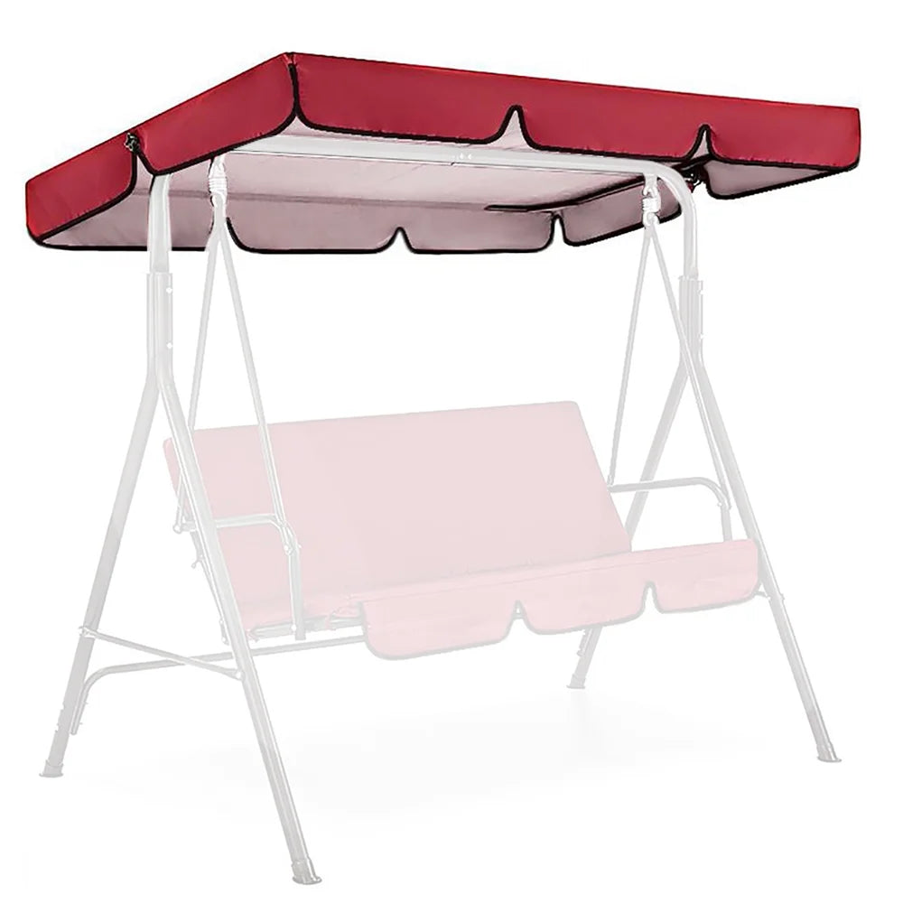 Beige Waterproof Patio Canopy Swing Cover S47042