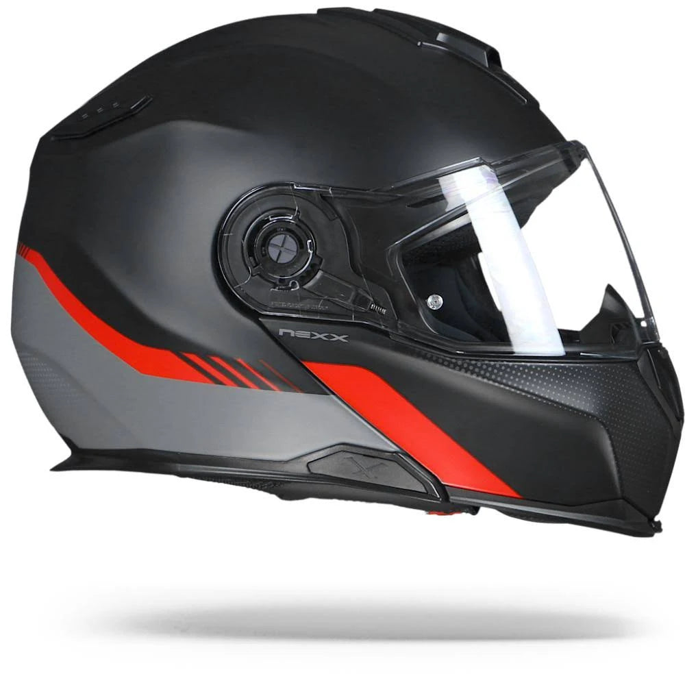 Black Red Matt Motorcycle Helmet I748