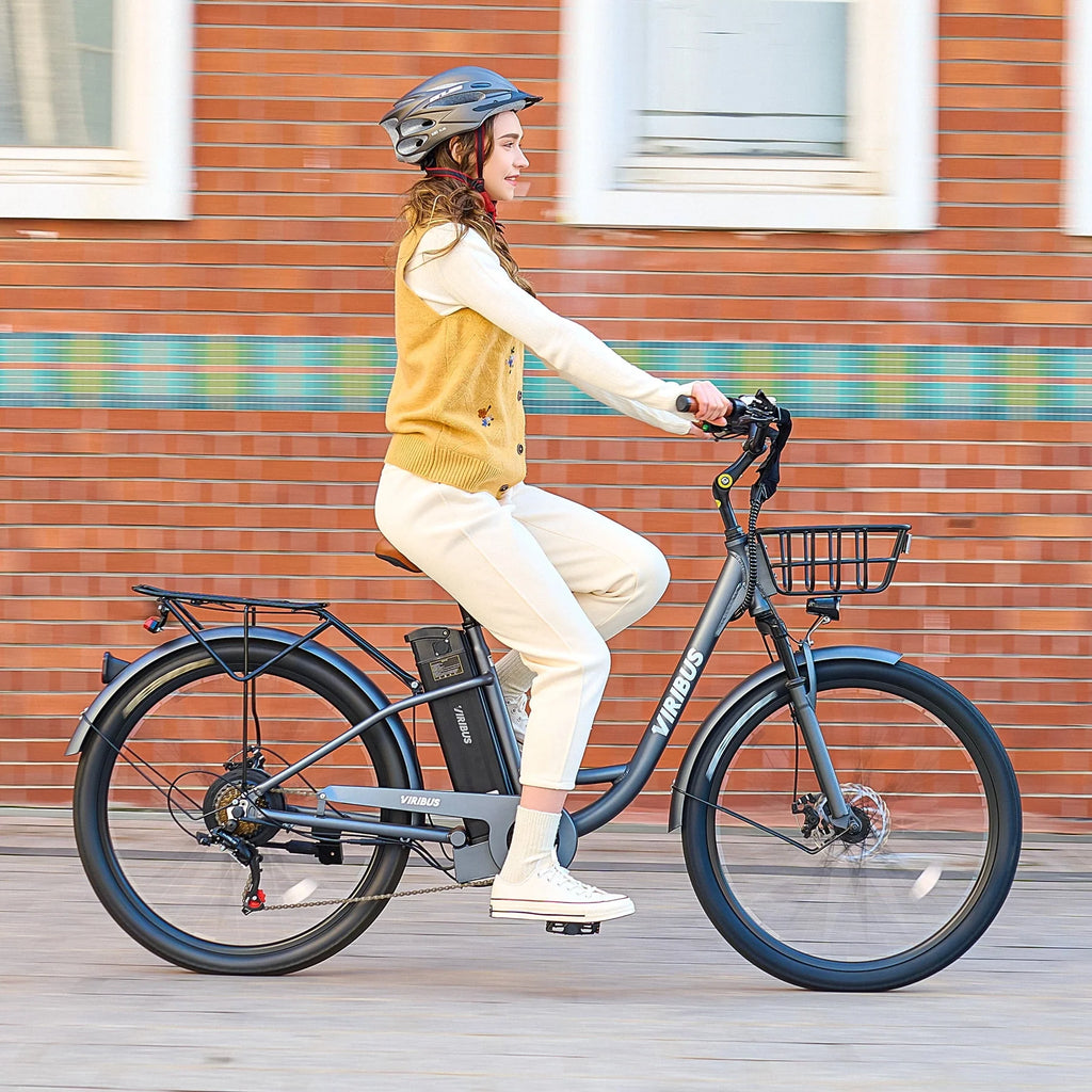 Electric Bike 7 Speed 20mph Black W83171