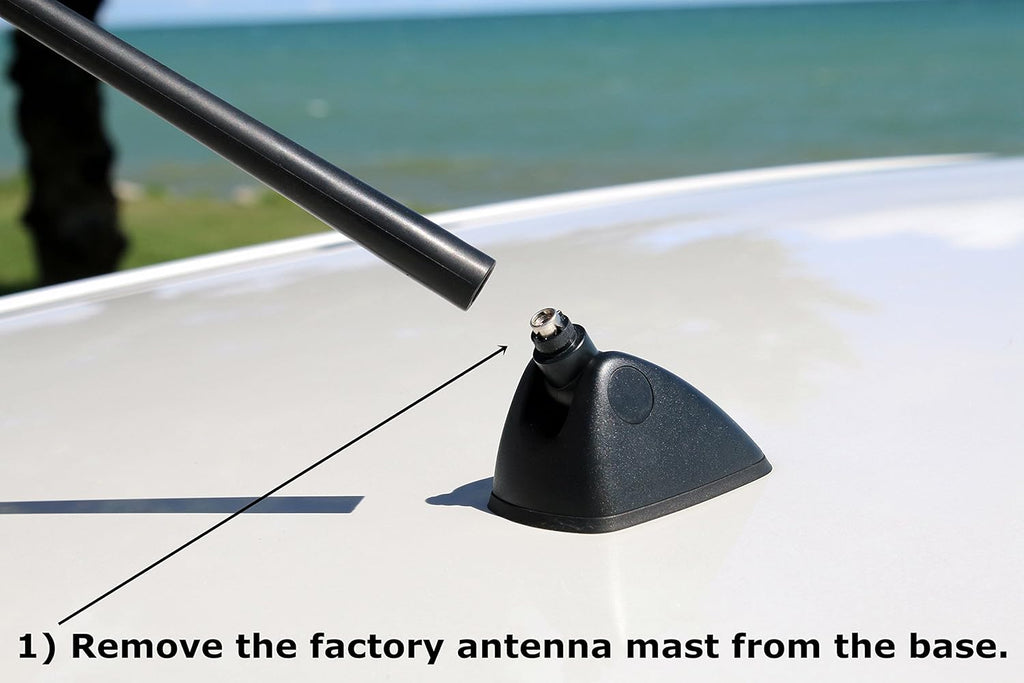 White Shark Fin Antenna Pack of 2 Z644829